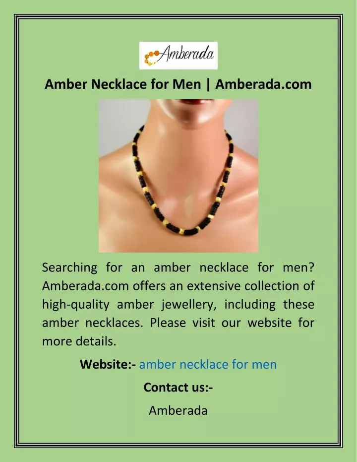 amber necklace for men amberada com