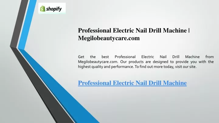 professional electric nail drill machine