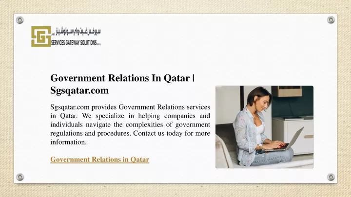 government relations in qatar sgsqatar com