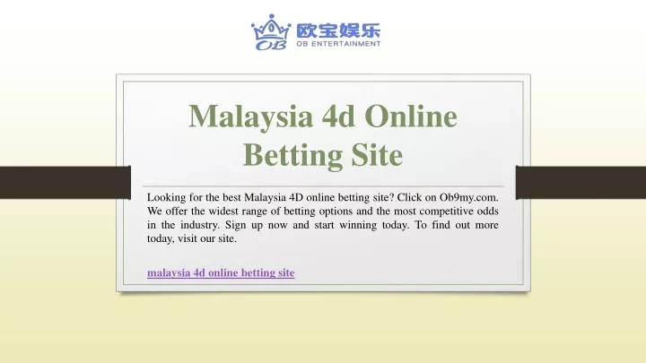 malaysia 4d online betting site