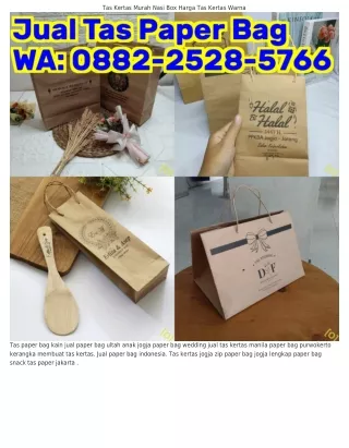 088ᒿ–ᒿ5ᒿ8–5ᜪᏮᏮ (WA) Paper Bag Kain Paper Bag Optik