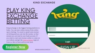 Play King Exchange Betting