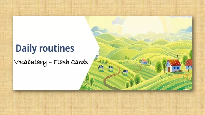 vocabulary flash cards