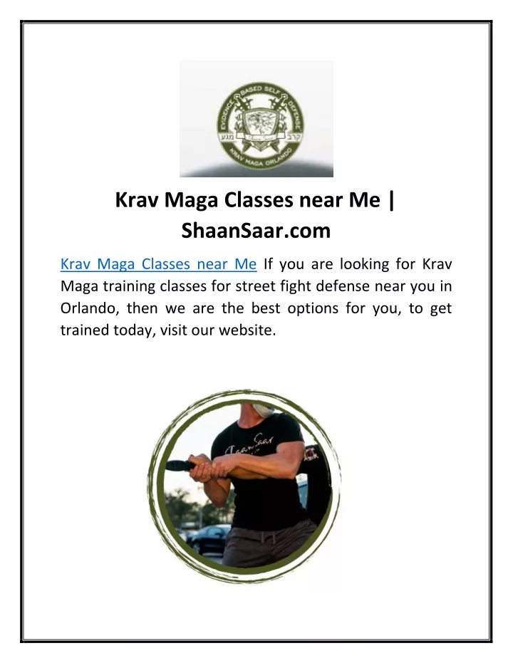 krav maga classes near me shaansaar com