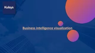 Business Intelligence Visualization