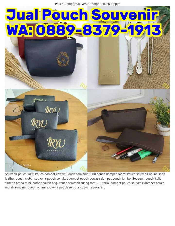 pouch dompet souvenir dompet pouch zipper