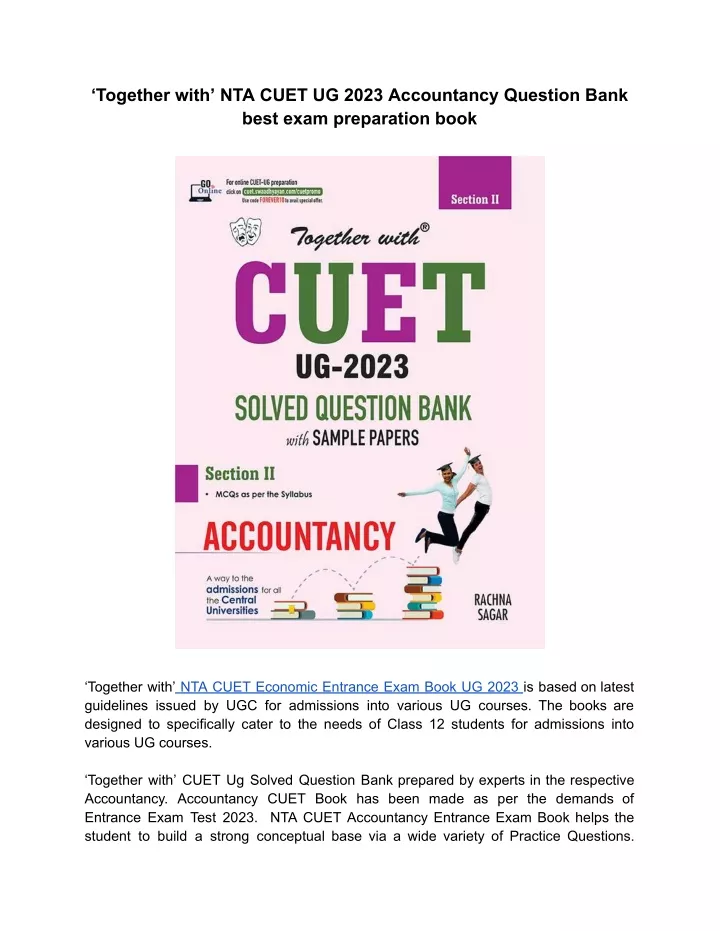 together with nta cuet ug 2023 accountancy