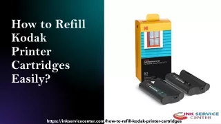 How to Refill Kodak Printer Cartridges Easily