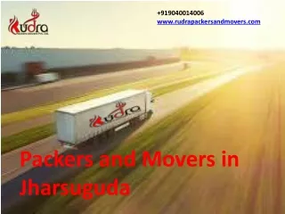 Packers and movers in Jharsuguda