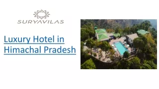 Luxury Hotel in Himachal Pradesh