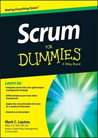 $PDF$/READ/DOWNLOAD Scrum For Dummies