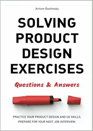 PDF/READ Solving Product Design Exercises: Questions & Answers