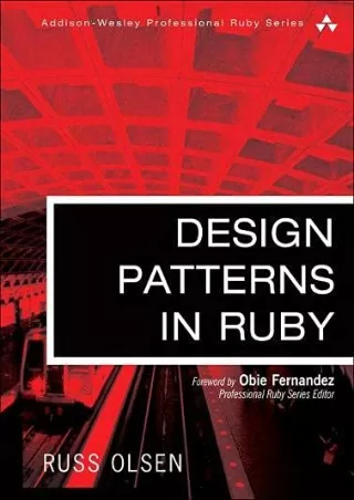 $PDF$/READ/DOWNLOAD Design Patterns in Ruby