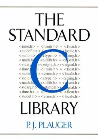 standard c library the download pdf read standard