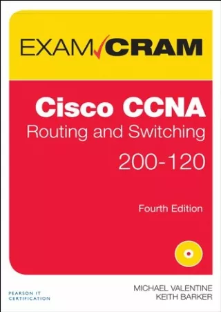 PDF/BOOK CCNA Routing and Switching 200-120 Exam Cram