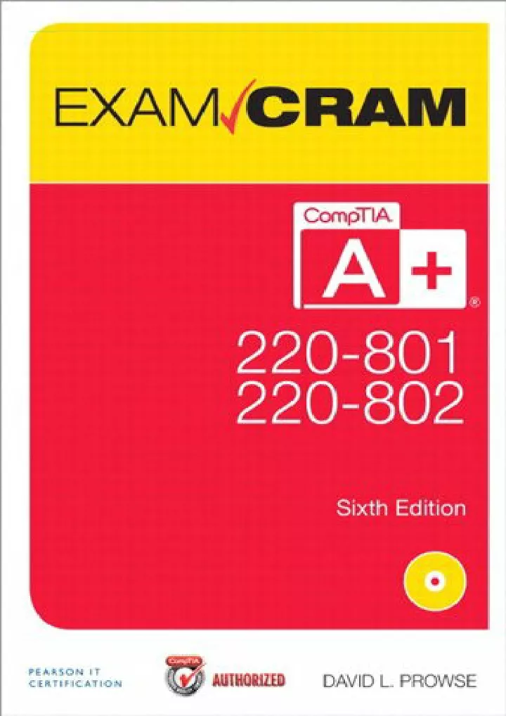 comptia a 220 801 and 220 802 exam cram download