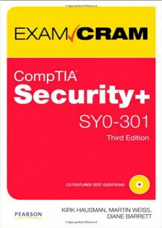 PDF/BOOK CompTIA Security  SY0-301 (Exam Cram)