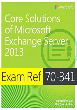 _PDF_ Exam Ref 70-341 Core Solutions of Microsoft Exchange Server 2013 (MCSE)