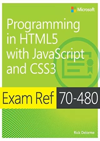 exam ref 70 480 programming in html5 with