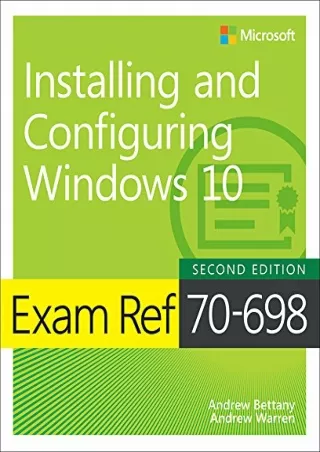 _PDF_ Exam Ref 70-698 Installing and Configuring Windows 10