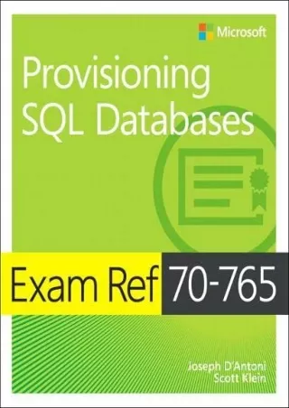 _PDF_ Exam Ref 70-765 Provisioning SQL Databases