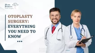 Otoplasty Surgery Everything You Need to Know