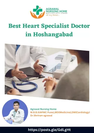 Best Heart Or Cardiac Treatment Specialist - Agrawal Nursing Home