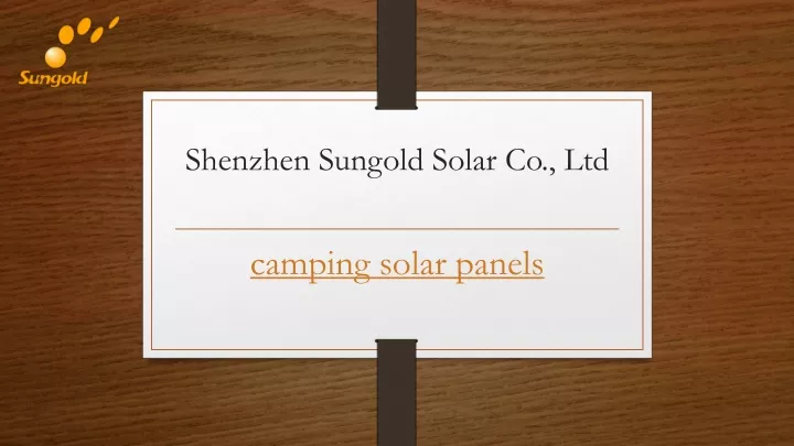 shenzhen sungold solar co ltd