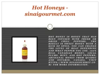 hot honeys sinaigourmet com