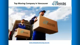 top moving company in vancouver