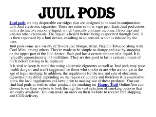 Juul pods