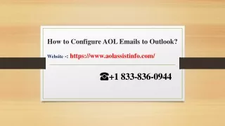how to configure aol emails to outlook website