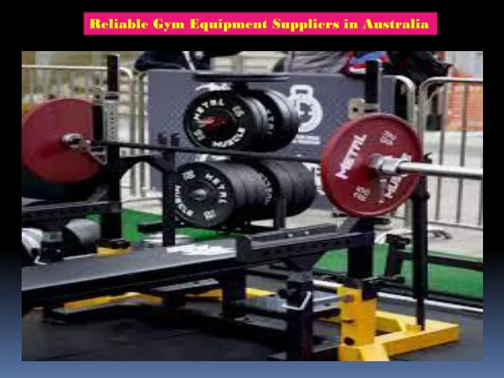 reliable gym equipment suppliers in australia