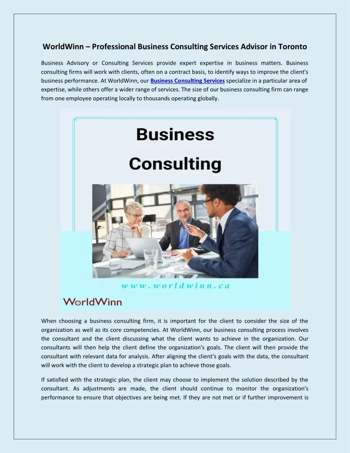 worldwinn professional business consulting