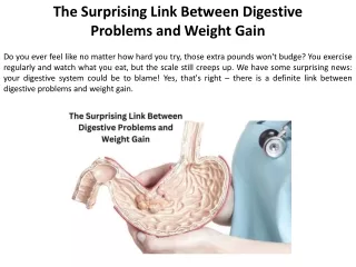The Unexpected Connection Between Digestive Issues and Weight Gain