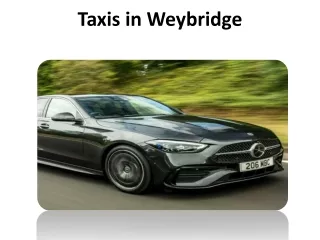 taxis in weybridge