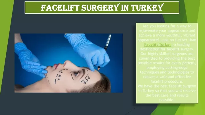 facelift surgery in turkey