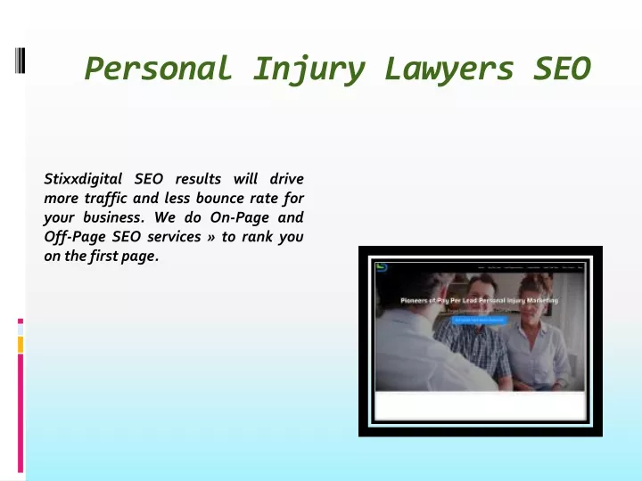 personal injury lawyers seo