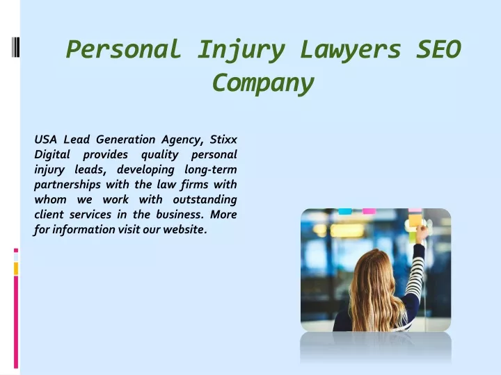 personal injury lawyers seo company