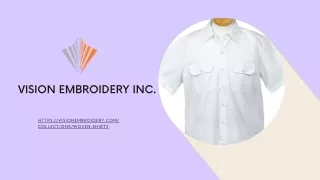 Order Shirts With Embroidered Logo Online | Visionembroidery.com