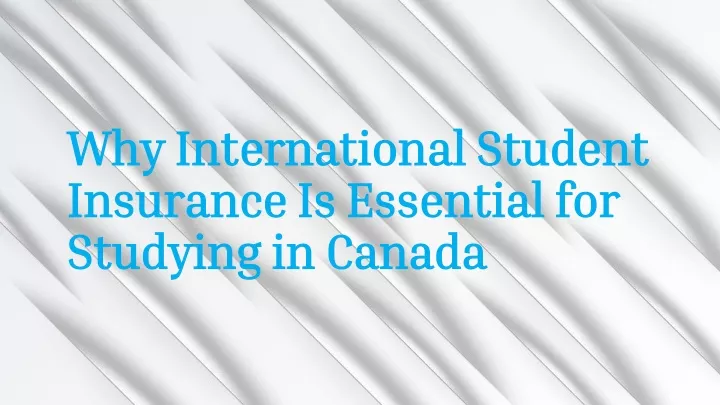 why international student why international