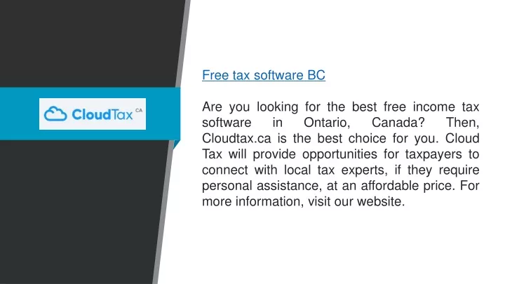 free tax software bc are you looking for the best