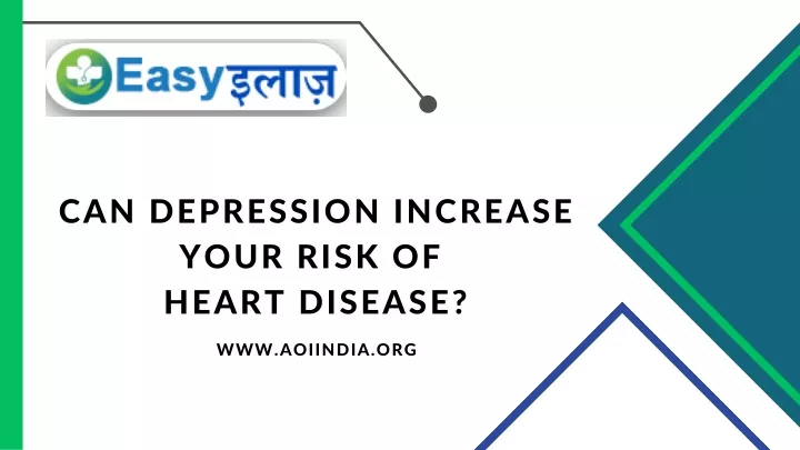 can depression increase your risk of heart disease