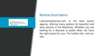 Bahamas Escort Agency  Latinasinbahamas.com
