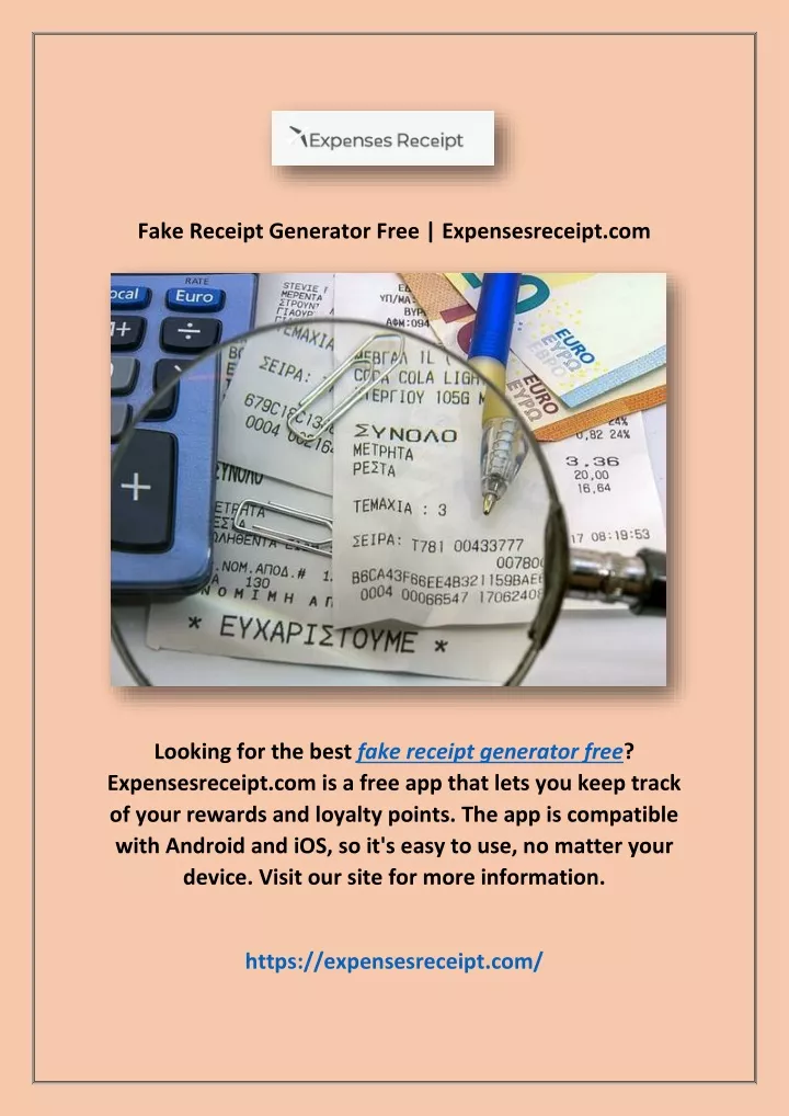 fake receipt generator free expensesreceipt com