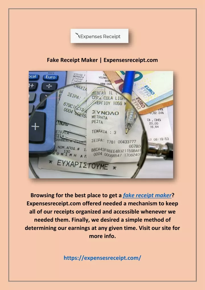 fake receipt maker expensesreceipt com