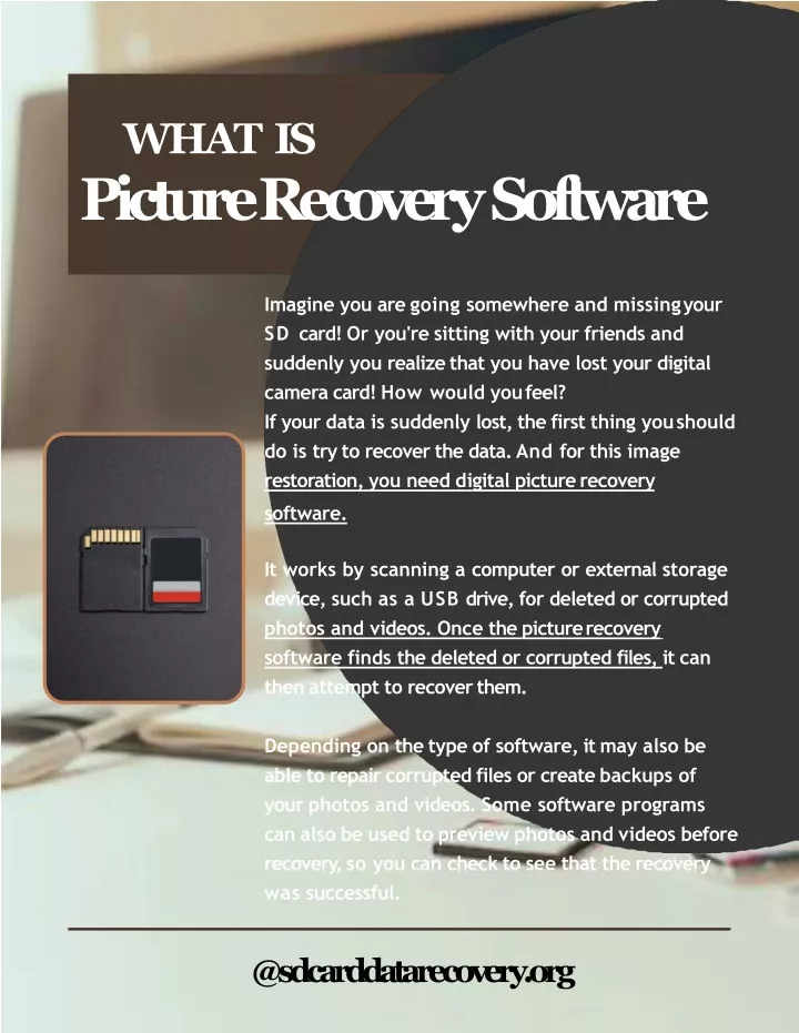 what is picture recovery software