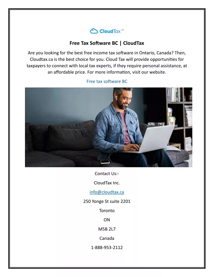 free tax software bc cloudtax
