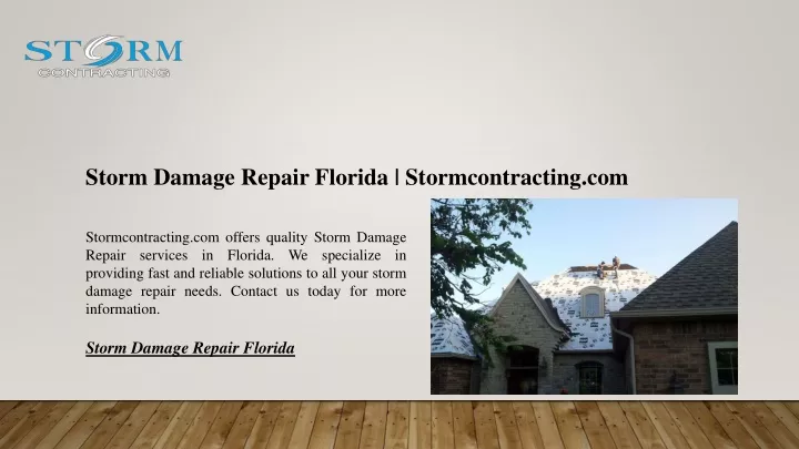 storm damage repair florida stormcontracting com