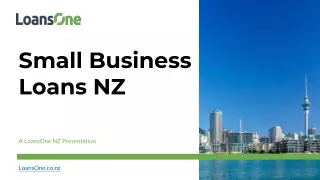 Small Business Loans New Zealand